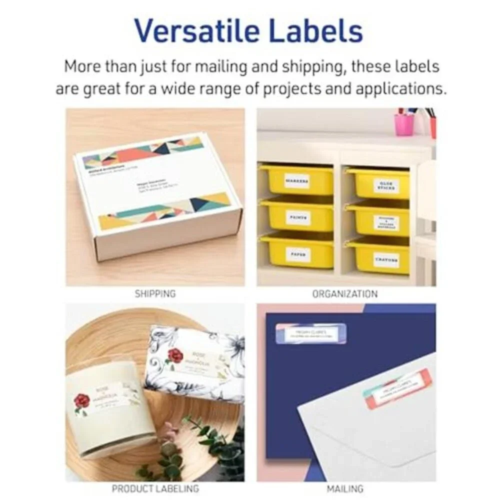 Avery Full-Sheet Printable Shipping Labels, 8.5